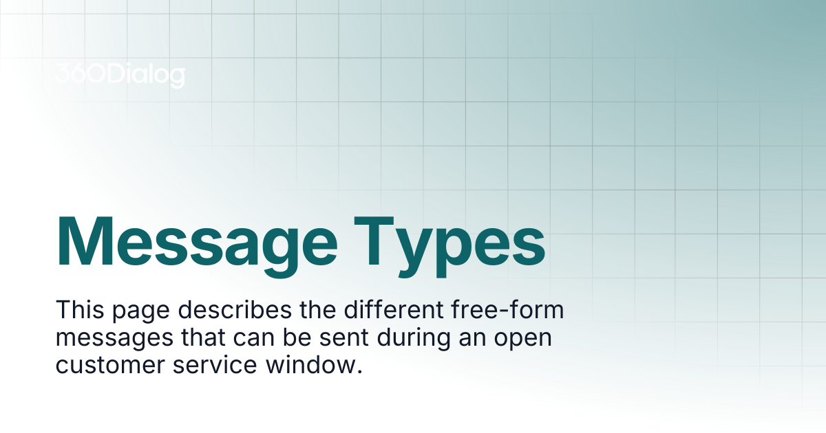Message Types | Client Documentation
