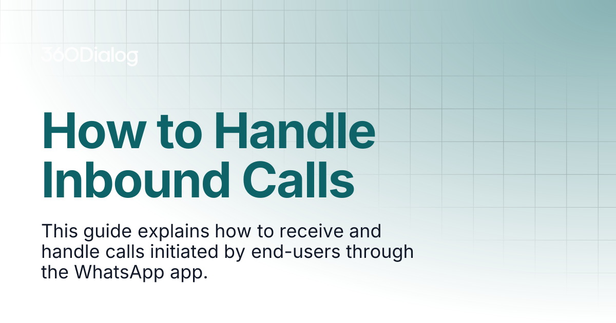 How to Handle Inbound Calls | Client Documentation