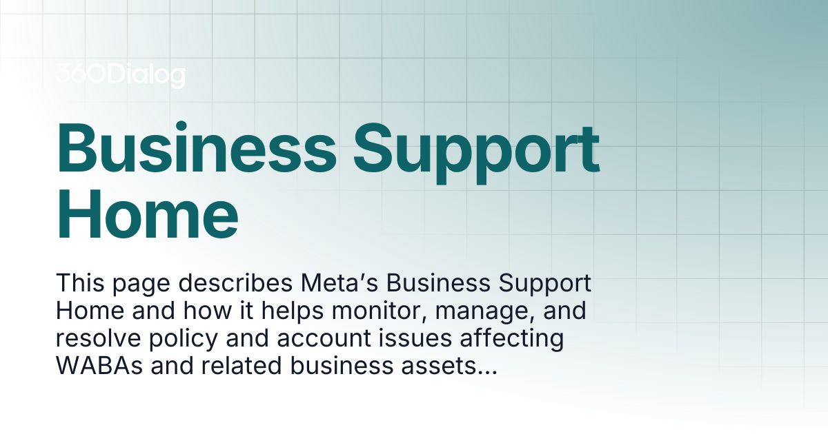 Business Support Home | Client Documentation