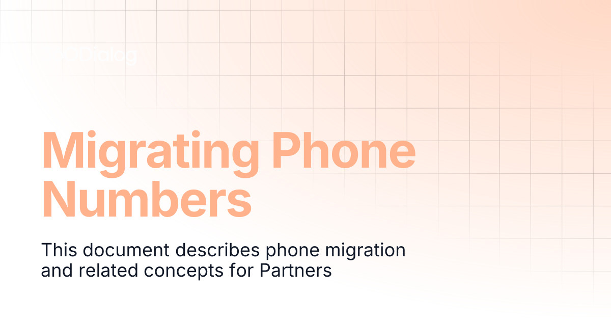 Migrating Phone Numbers | 360Dialog