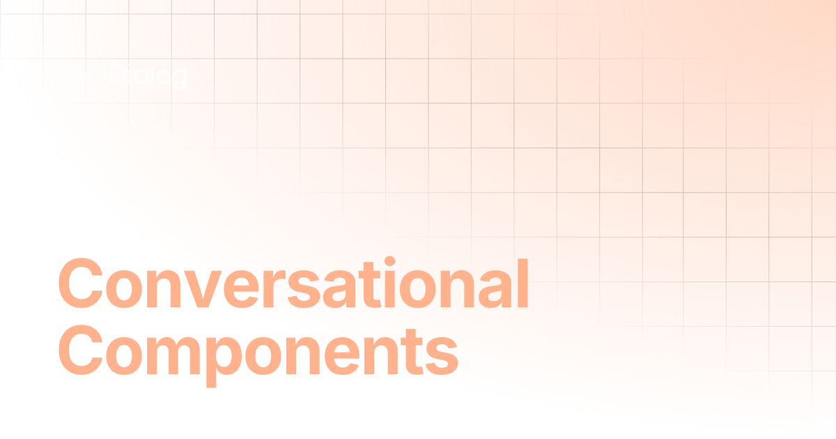 Conversational Components | 360Dialog
