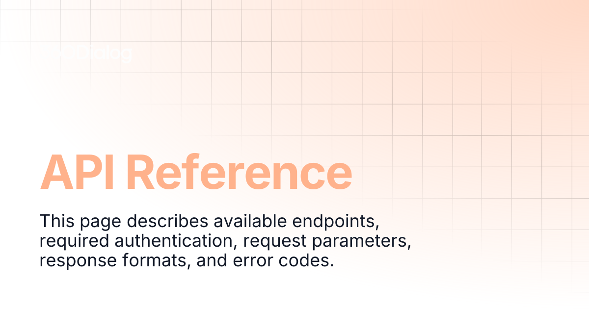 API Reference | 360Dialog