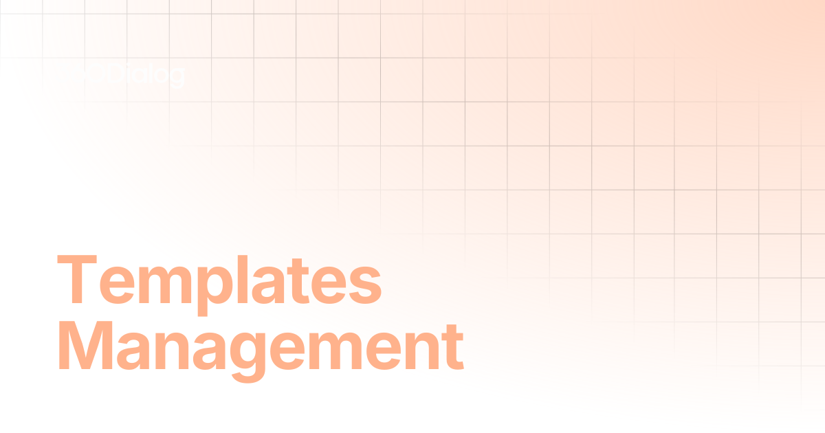 Templates Management | 360Dialog