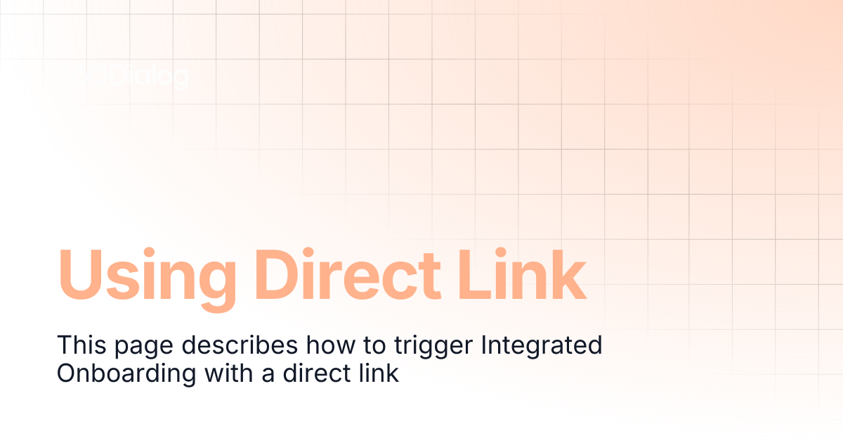 Using Direct Link | 360Dialog