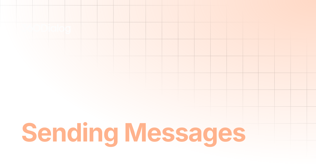 Sending Messages | 360Dialog